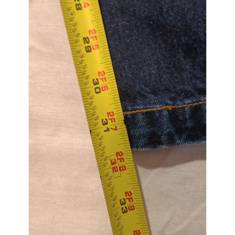 Vntg Kenpo Carpenter Denim Jeans Men's Size 34x32 (32x31) Israel Made Y2K - Picture 7 of 7
